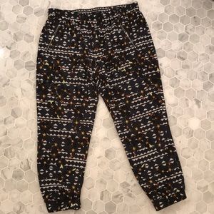 J. Crew pants with elastic cuffs